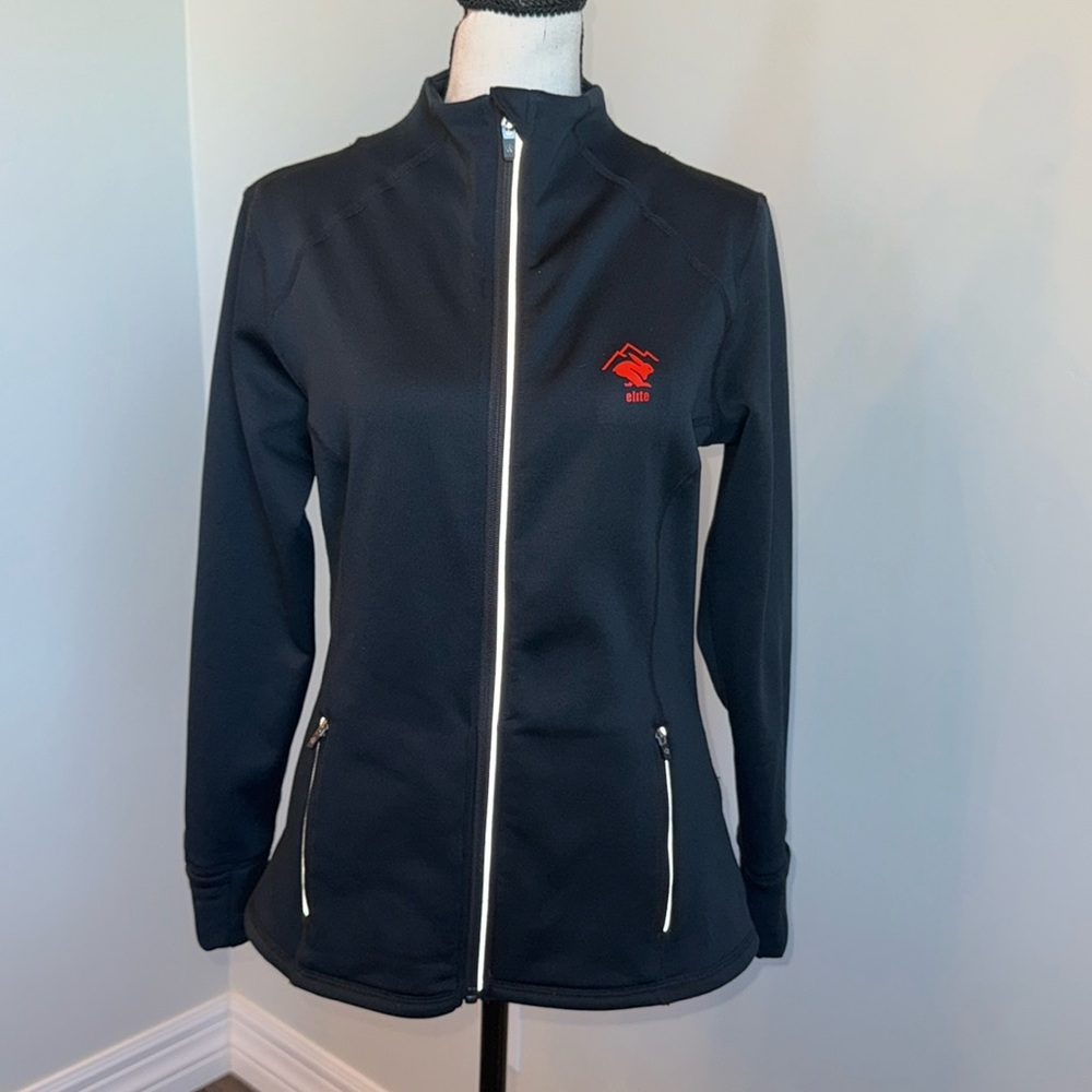 Black Zip-Up Women's Jacket